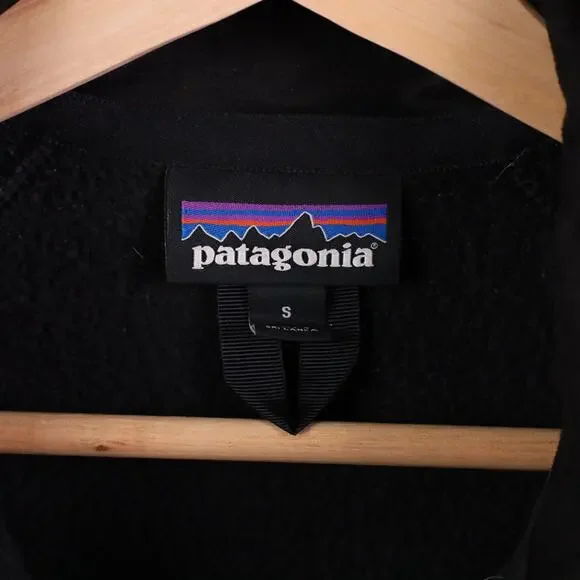 Patagonia Better Sweater Fleece Jacket Mens Small Black Outdoor Zip Hiking Trail - Picture 4 of 12